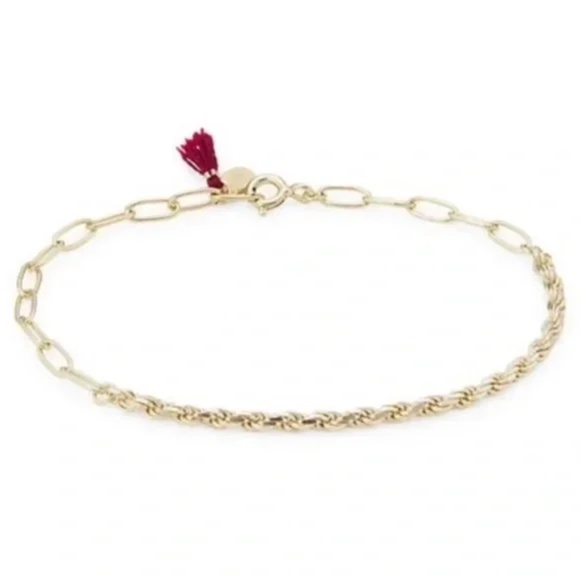 Saks Fifth Avenue Jewelry - Shashi So Twisted 18K Yellow Gold Vermeil Chain Bracelet
